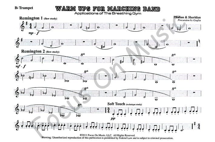 Warm Ups For Marching Band